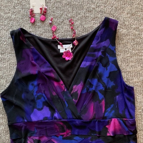 London Times Bandage style Sheath Dress - Size 10 - Picture 3 of 9